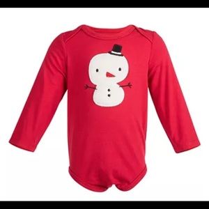 First Impressions - Baby’s Snowman Bodysuit
